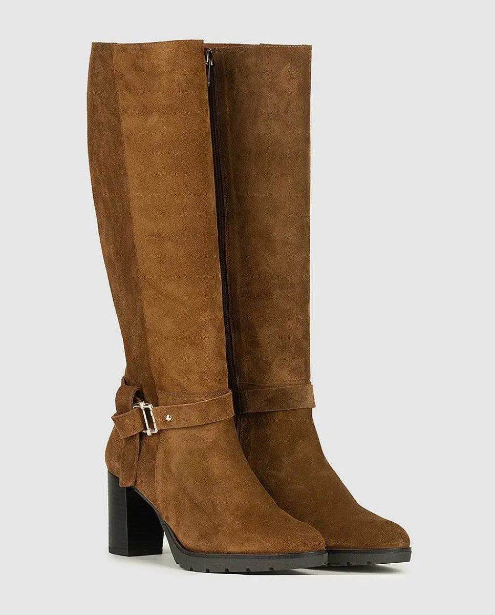 New Bota Con Tacon Alida Mujer Botas
