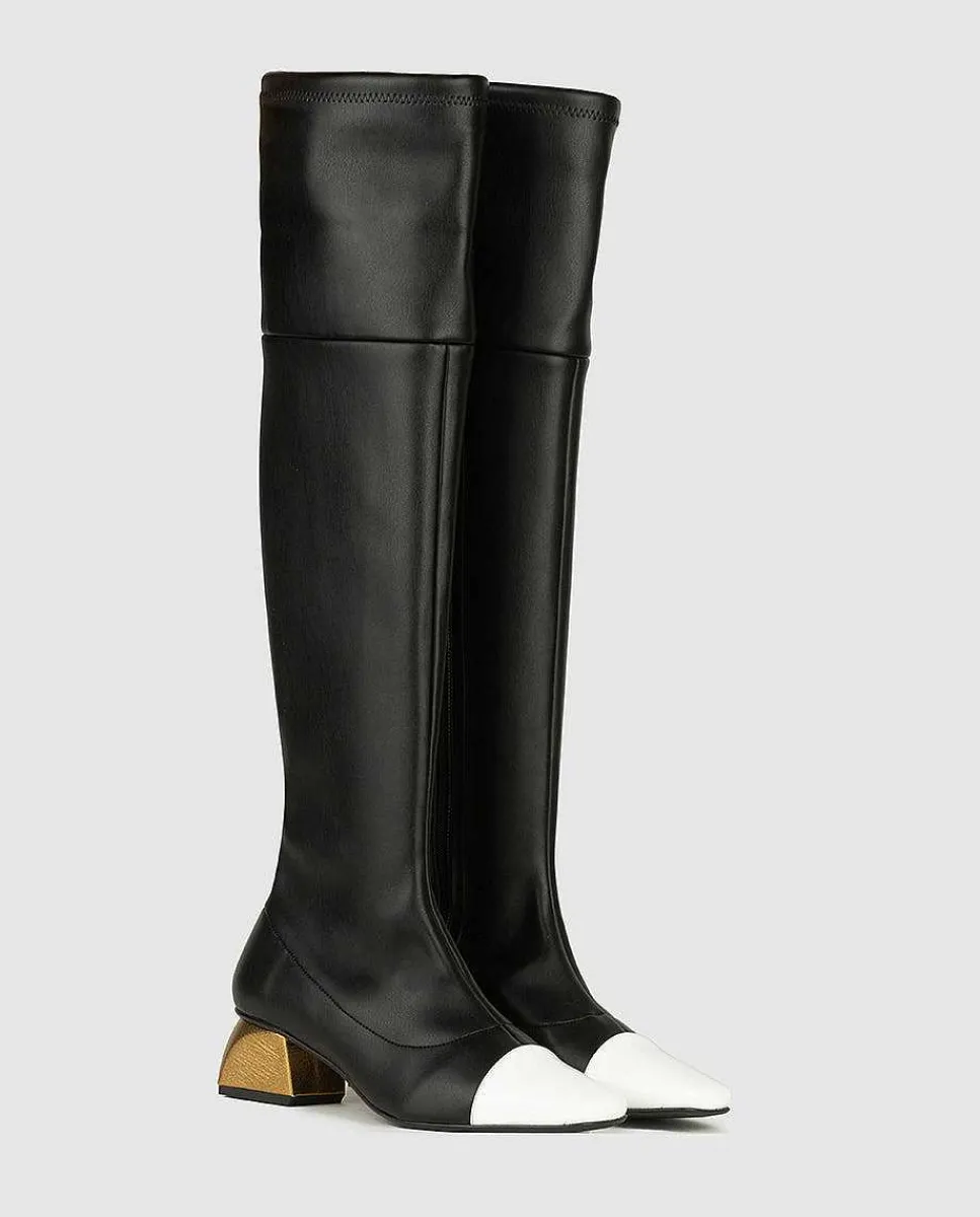 Online Bota Con Tacon Bruna Mujer Botas