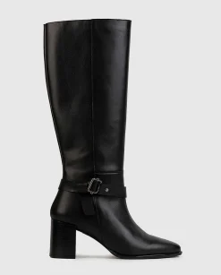 Sale Bota Con Tacon Danae Mujer Botas