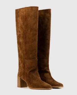 Discount Bota Con Tacon Elba Mujer Botas