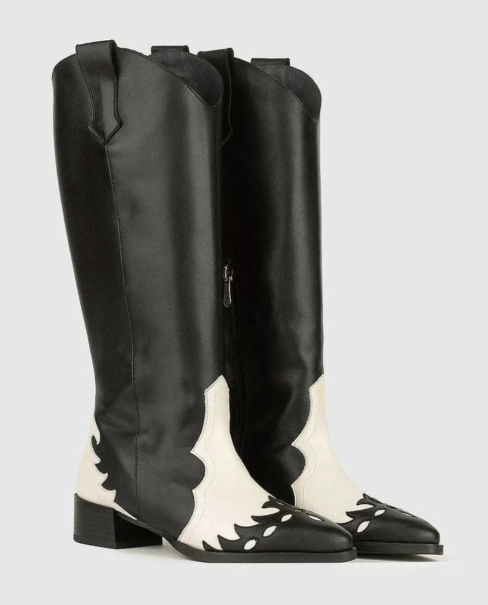 Flash Sale Bota Plana Libia Mujer Botas