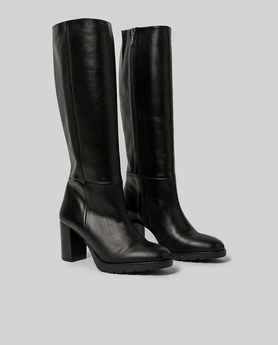 Sale Botas Altas Con Tacon Cordoba Ancho Especial Mujer Botas