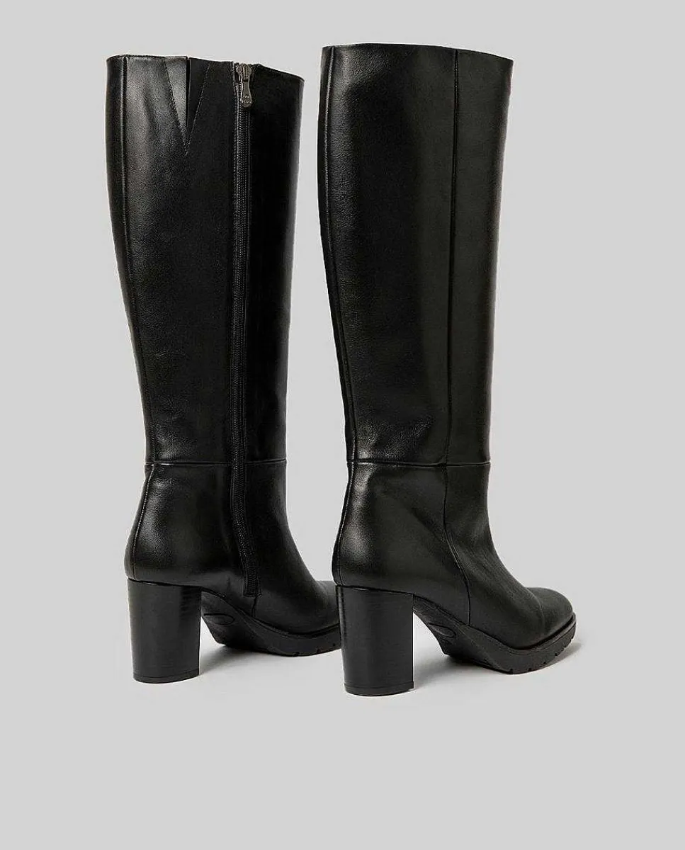 Sale Botas Altas Con Tacon Cordoba Ancho Especial Mujer Botas