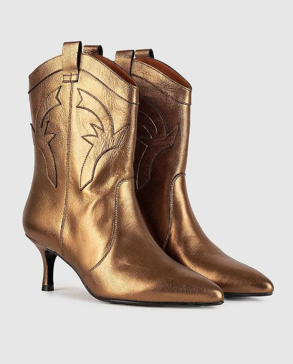 Online Botin Con Tacon Haimi Mujer Botines