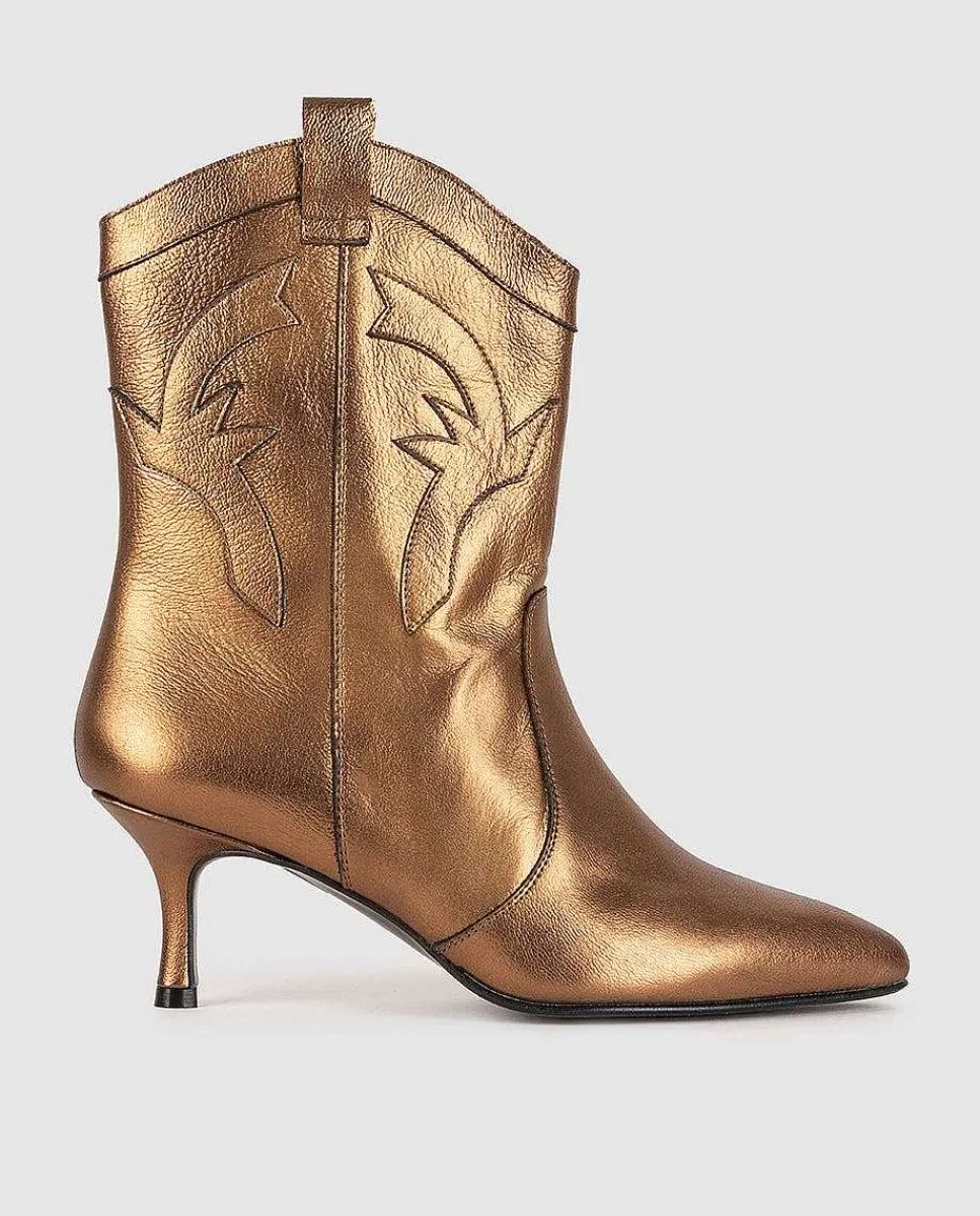 Fashion Botin Con Tacon Haimi Mujer Coleccion Fw23