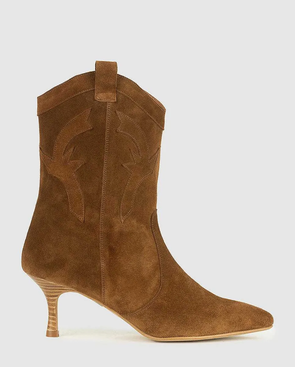 Hot Botin Con Tacon Larisa Mujer Coleccion Fw23