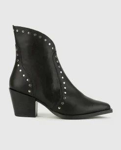 Store Botin Con Tacon Tea Mujer Botines