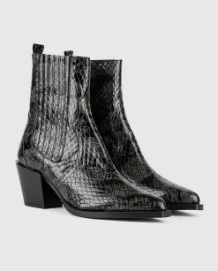 Flash Sale Botin Con Tacon Tiberia Mujer Botines