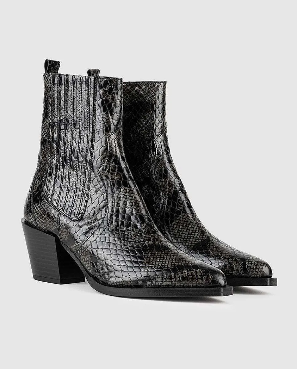 Flash Sale Botin Con Tacon Tiberia Mujer Botines