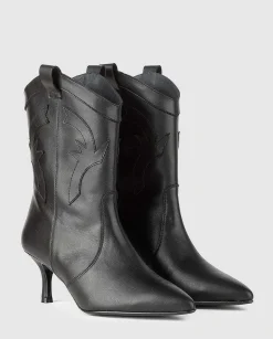 Fashion Botin Con Tacon Zoe Mujer Botines
