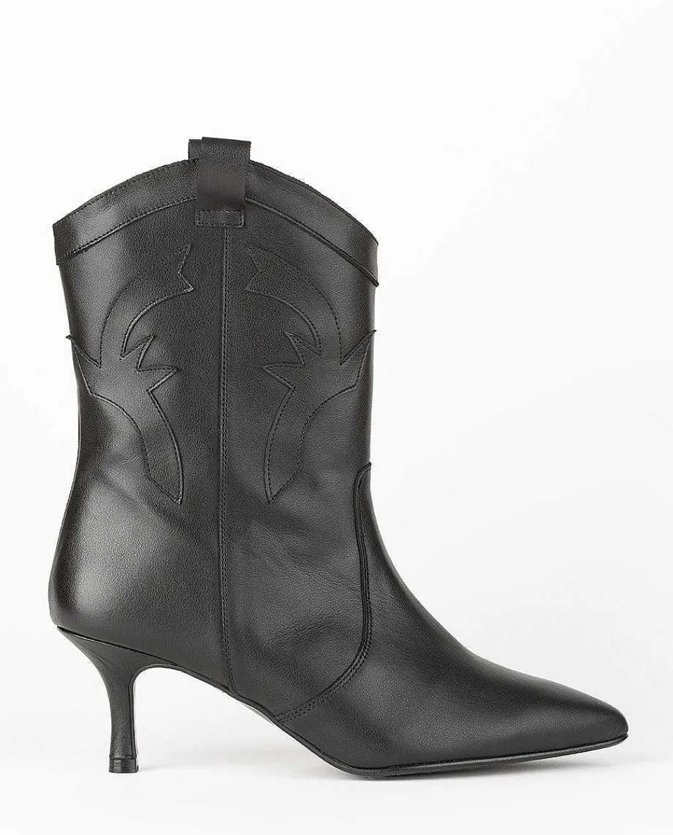 Discount Botin Con Tacon Zoe Mujer Coleccion Fw23