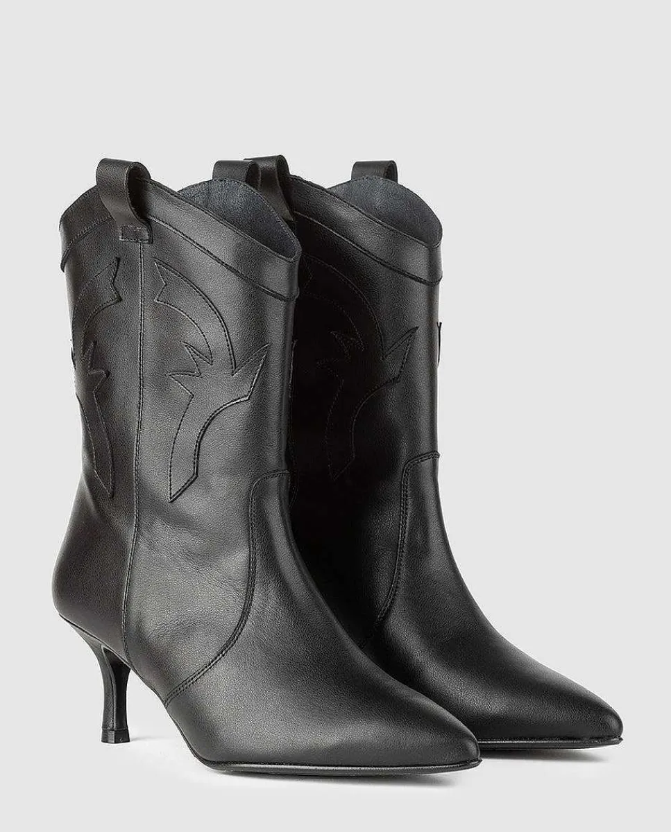 Discount Botin Con Tacon Zoe Mujer Coleccion Fw23
