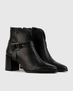 Outlet Botin De Tacon Greta Mujer Botines