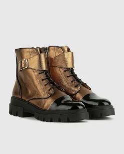 Outlet Botin Plano Aura Mujer Botines