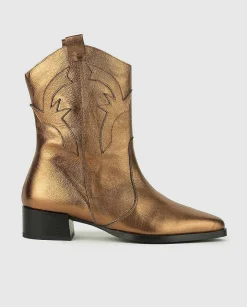 Discount Botin Plano Shayla Mujer Metalicos